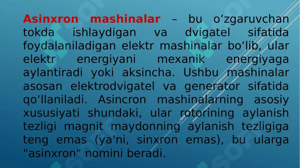 АSINXRON MASHINALARI 2