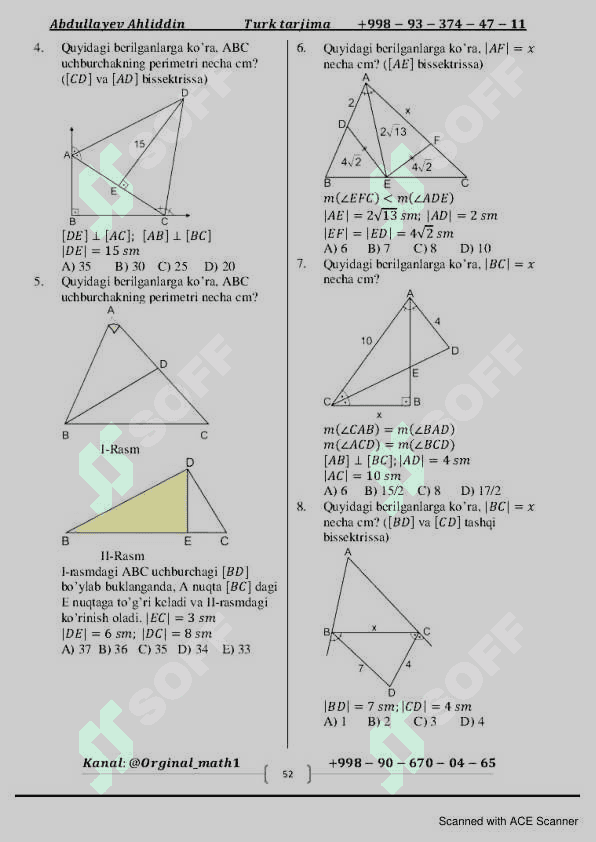 Turk geometriyasi 6