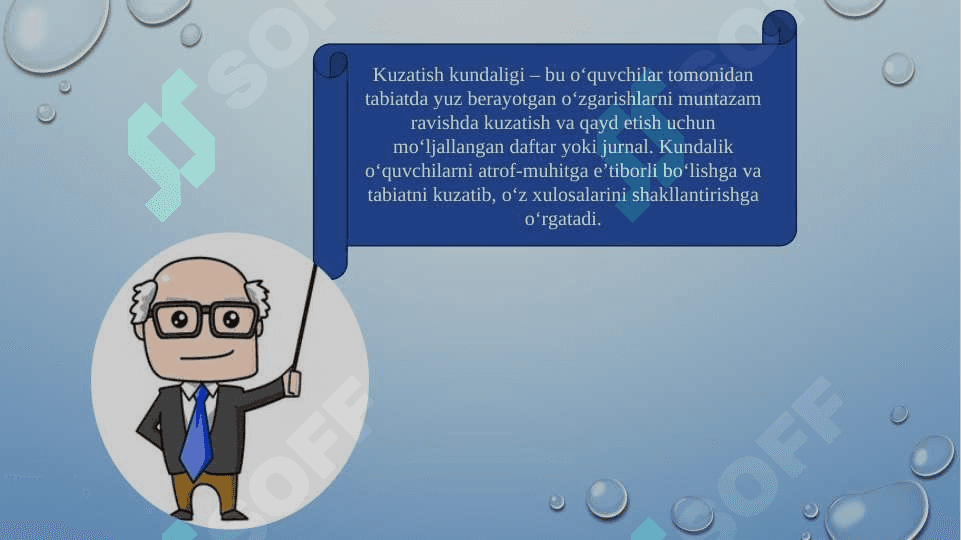 Kuzatish kundaligi mazmunining tahlili 2