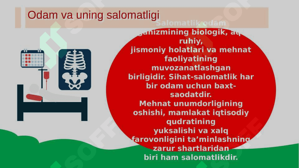 Odam va uning salomatligi 3