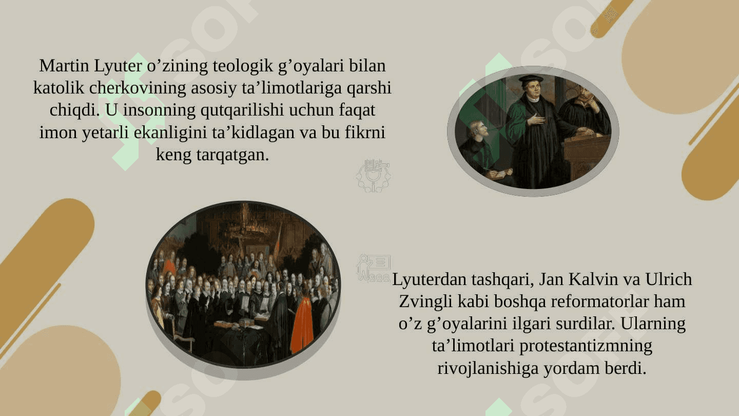Nemis reformatsiyasi va uning g’oyaviy yetakchilari 3