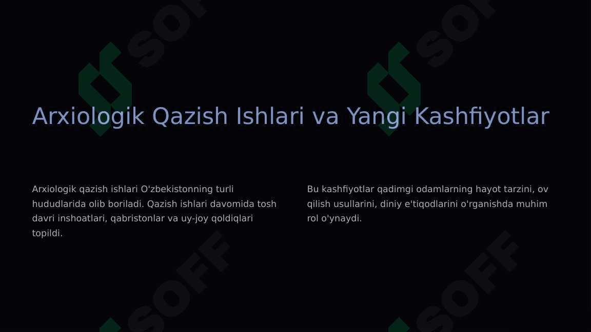 Mustaqillik Davrida Tosh Davri Arxiologiyasini O’rganish 5