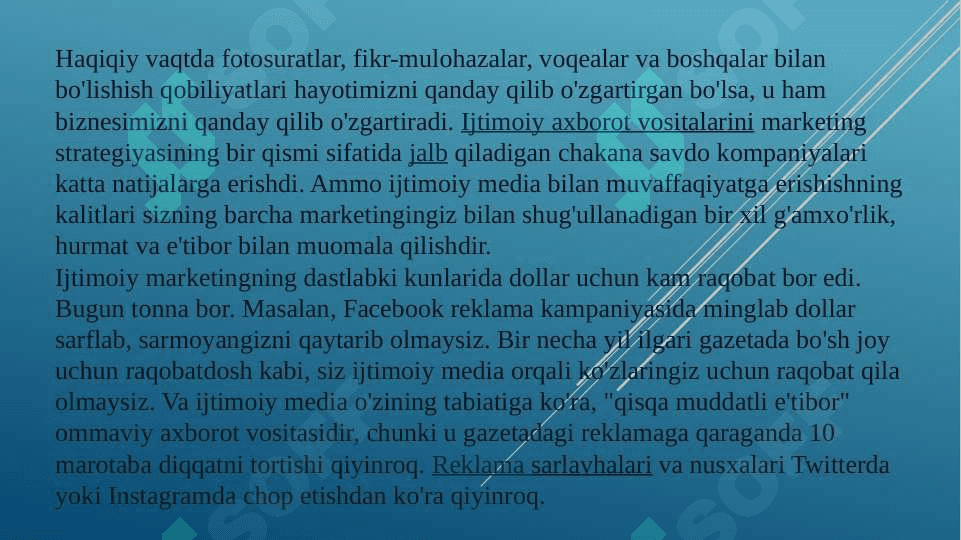 Ijtimoiy media shakllari 4
