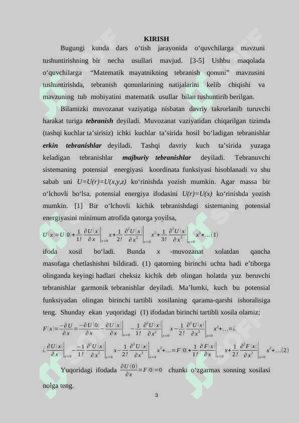 Matematik mayatnik 3
