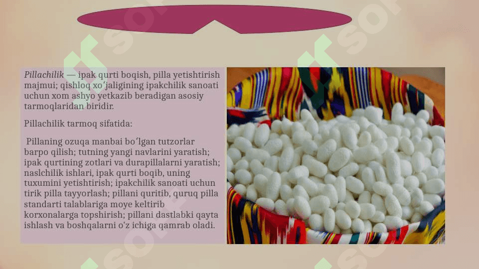 Pillachilikni tashkil etish 3