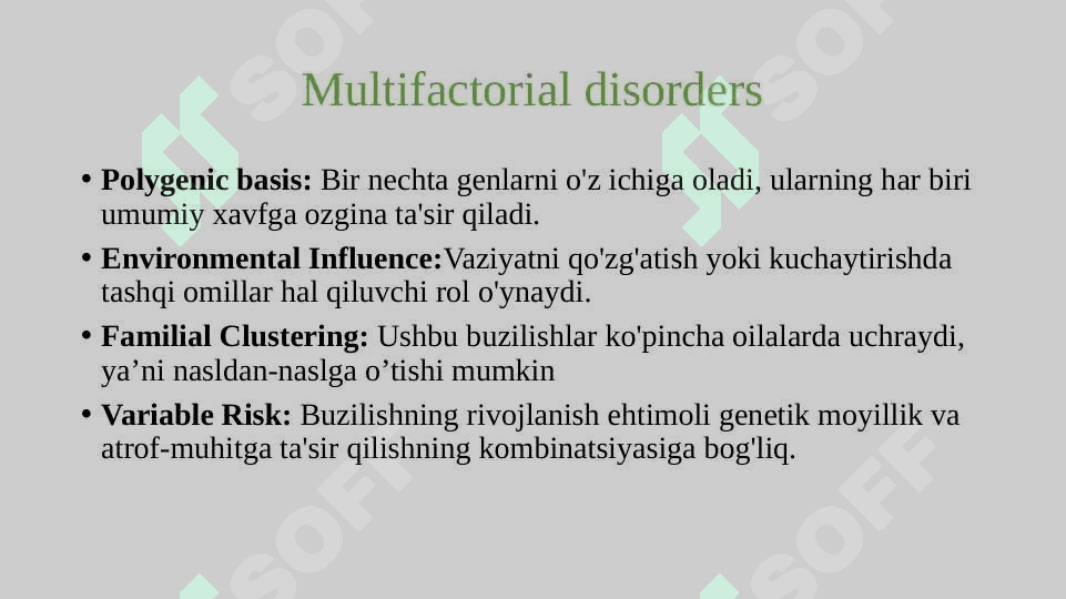 Genetik xastaliklarning molekulyar  diagnostik asoslari 7
