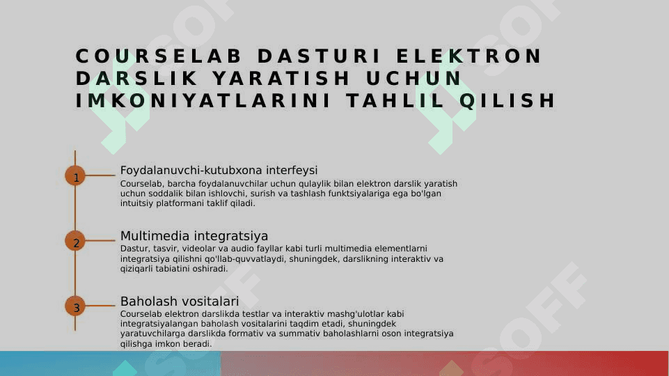 Courselab dasturida elektron darslik yaratish 4