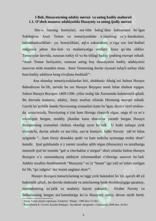 Husayniy g’azallarining g’oyaviy - badiiy xususiyatlari 5