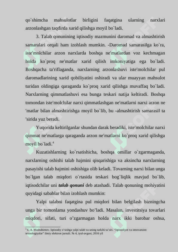 Yalpi talab:uning tarkibi va uning miqdoriga ta'sir etuvchi omillar 8