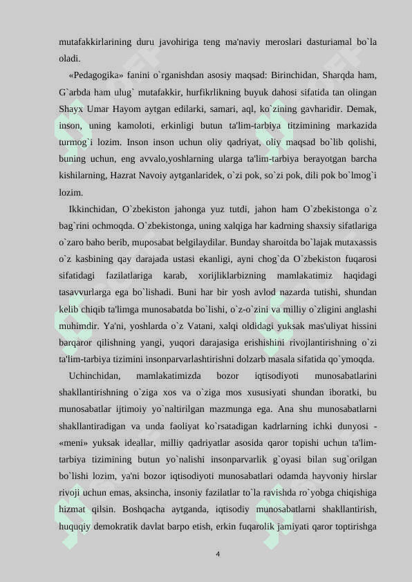 Amur Temurning odob-ahloq to'g'risida o'gitlari 4
