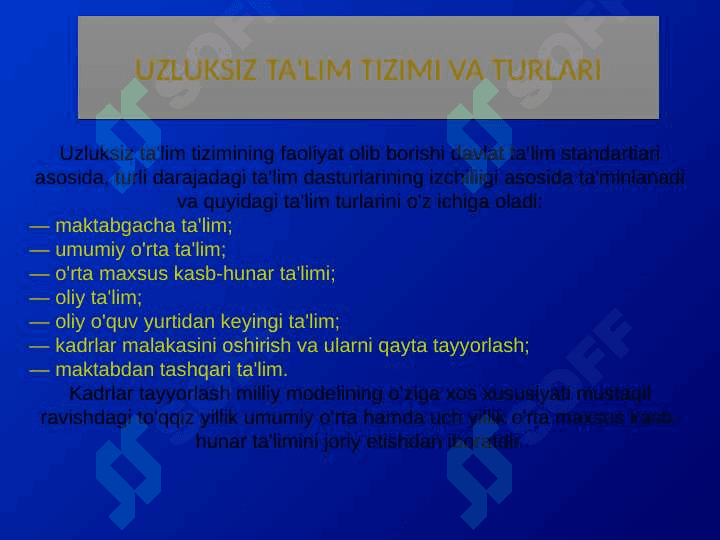 Boshlang’ich ta’lim menejmentiga kirish 7