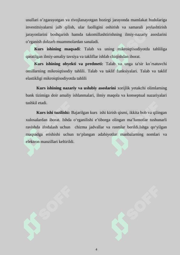 Talab va uning mikroiqtisodiyotda tahlili 4