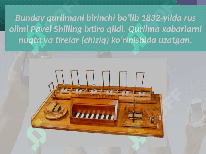 Aloqa vositalarining ixtiro qilinishi 3
