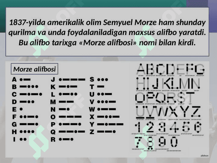Aloqa vositalarining ixtiro qilinishi 4