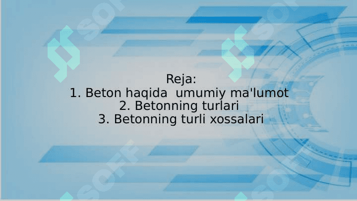 Beton bo'yicha asosiy ma'lumot 2