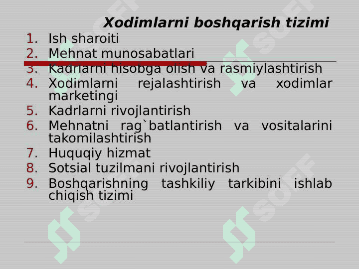 Boshqaruv mehnatini rag’batlantirish usullari 6