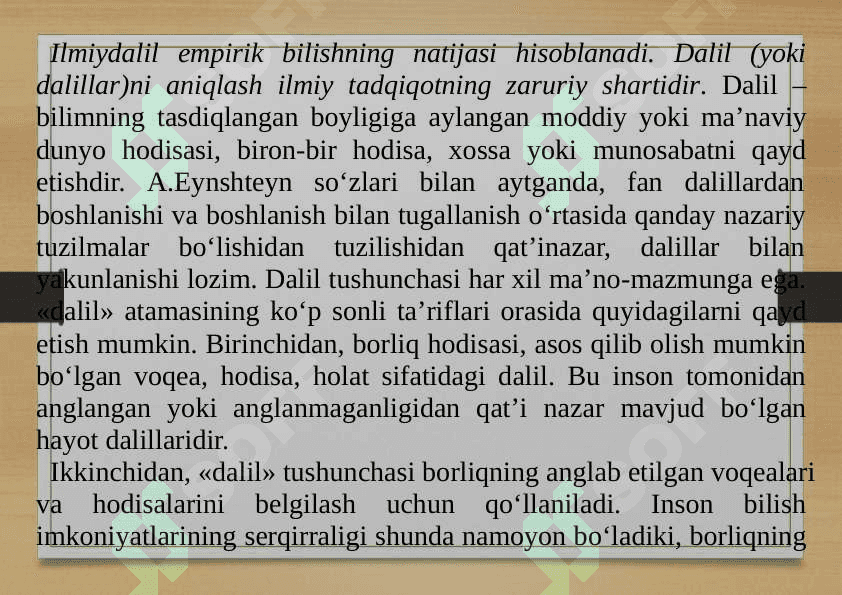 9-MAVZU: Ilmiy dalillarning pedagogik izlanishlardagi o’rni. 4