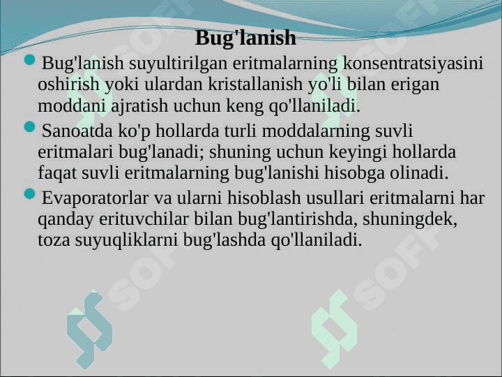 Bosqichma-bosqich bug‘latish 2