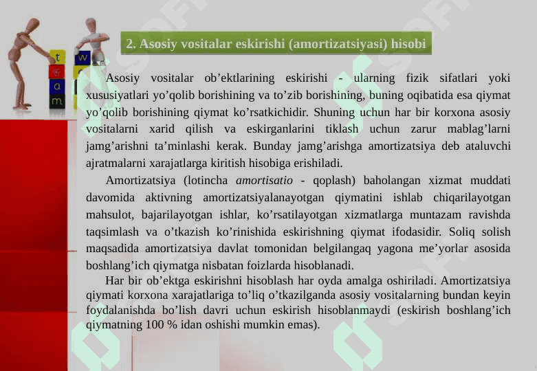 Byudjet tashkilotlarida asosiy vositalar hisobi 8