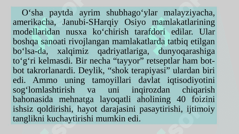 O‘zbekistonning o‘ziga xos istiqlol va taraqqiyot yo‘li 8