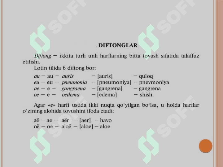 lotin alifbosi unli va 
undosh harflar 4