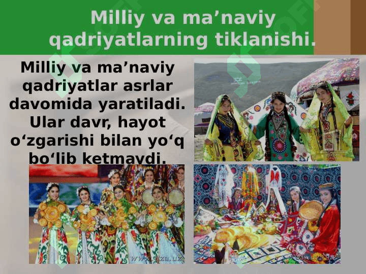 Ma'naviy-ma'rifiy yuksalish 2