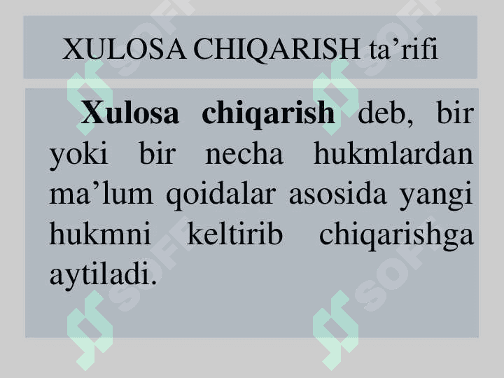 XULOSA CHIQARISH 3