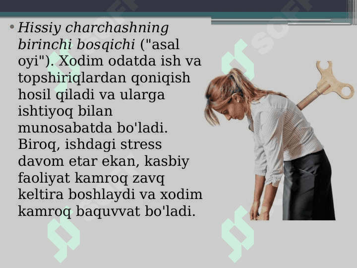 Dj. Grinbergning stressorlarning ta'siri haqida nazariya 3