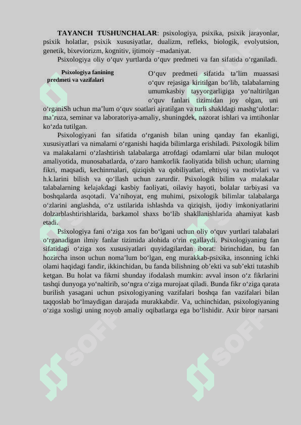 Psixologiya fanining predmeti 2