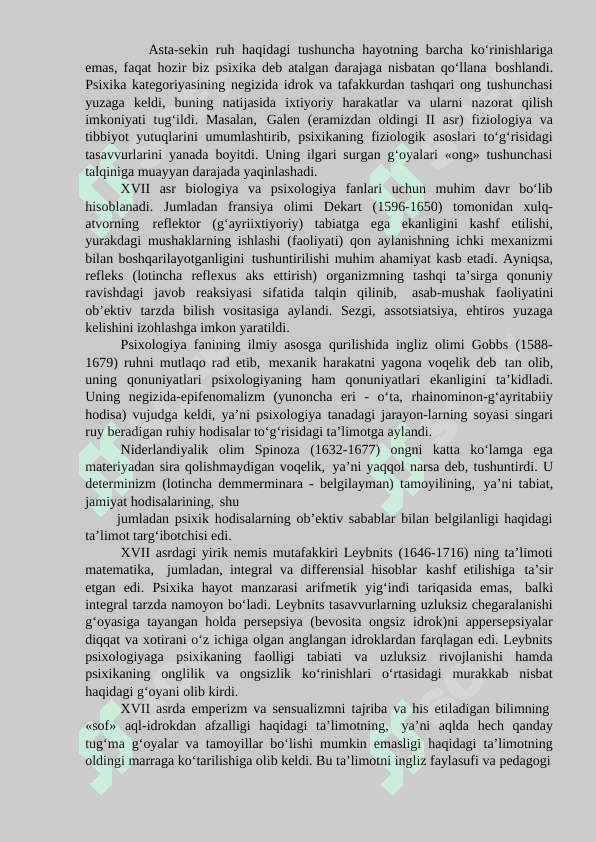 Psixologiya fanining predmeti 8