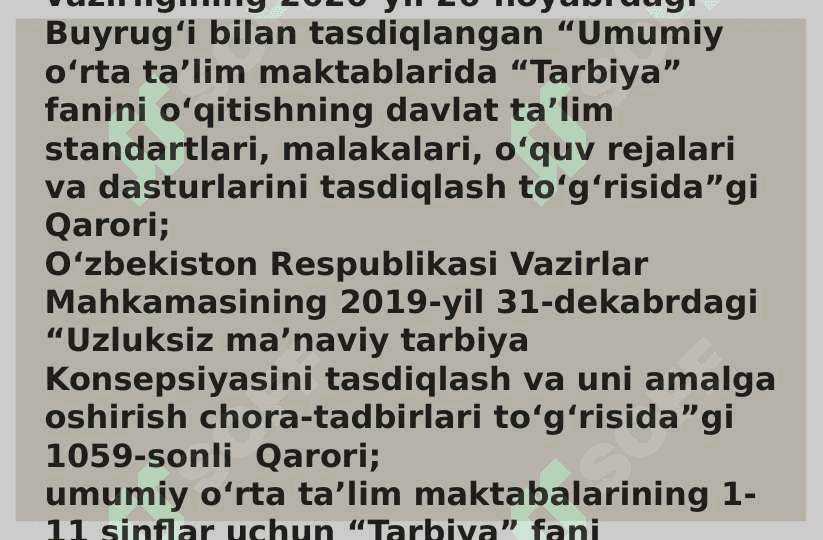 Milliy tarbiya fanini oʻqitishning amaliy asoslari 4