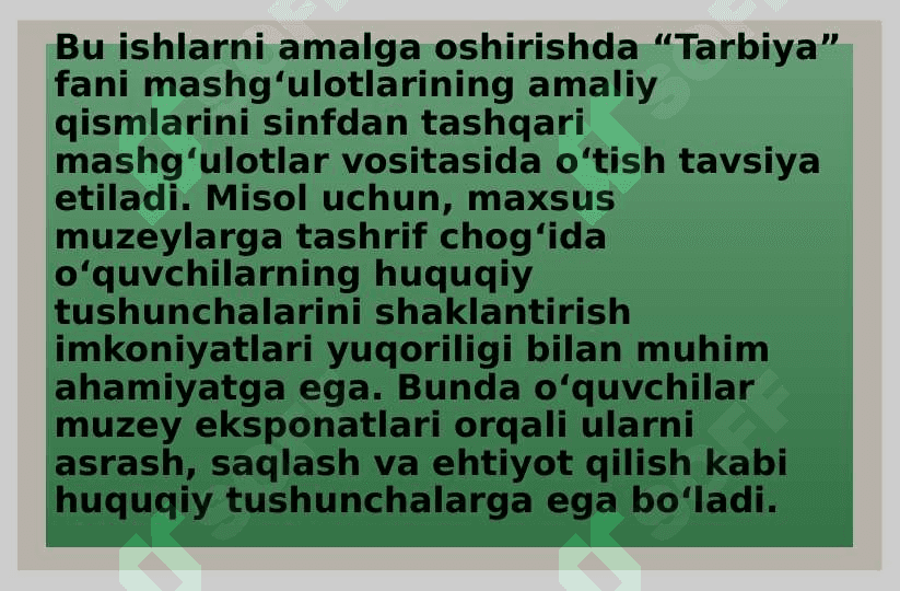 Milliy tarbiya fanini oʻqitishning amaliy asoslari 7