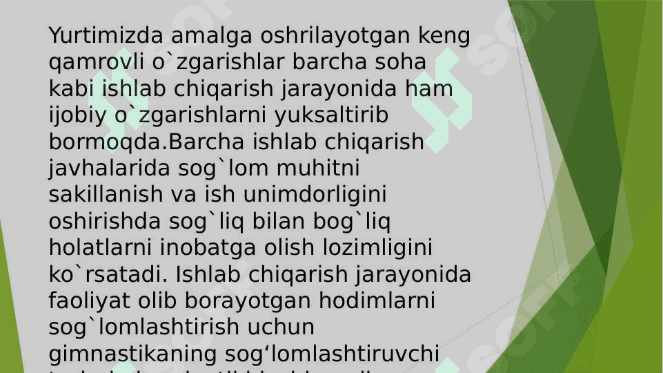 Gimnastikaning sog’lomlashtiruvchi turlari 2