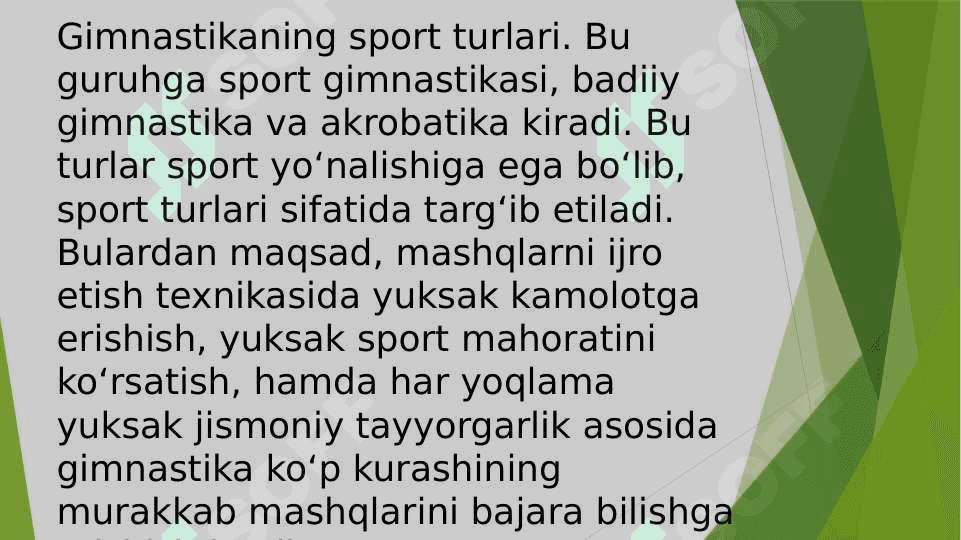 Gimnastikaning sog’lomlashtiruvchi turlari 4