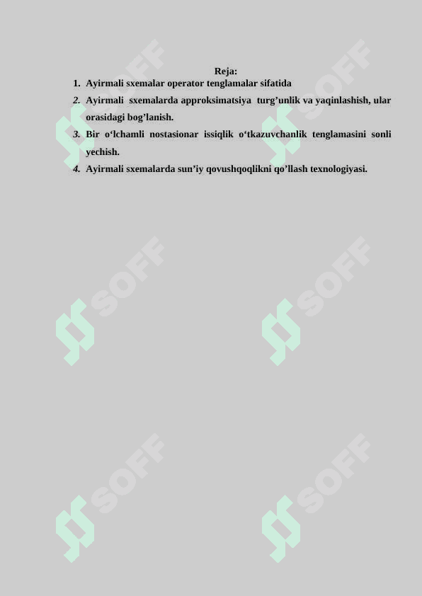 Ayirmali sxemalarda sun'iy qovushqoqlik koefitsienti 3