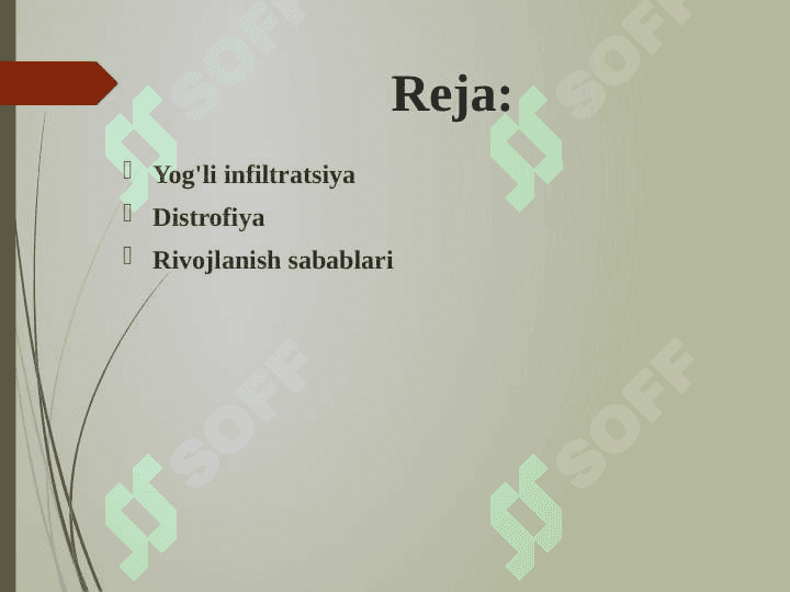 Yog'li infiltratsiya va distrofiya 2