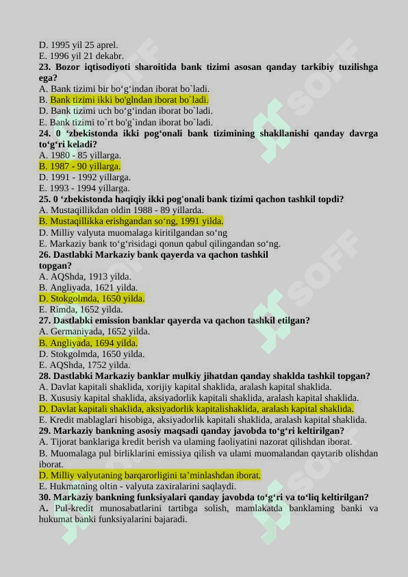 pul va banklar yakuniy nazorat nnnnnnbbbb... .docx Yuklandi 28 KB 4
