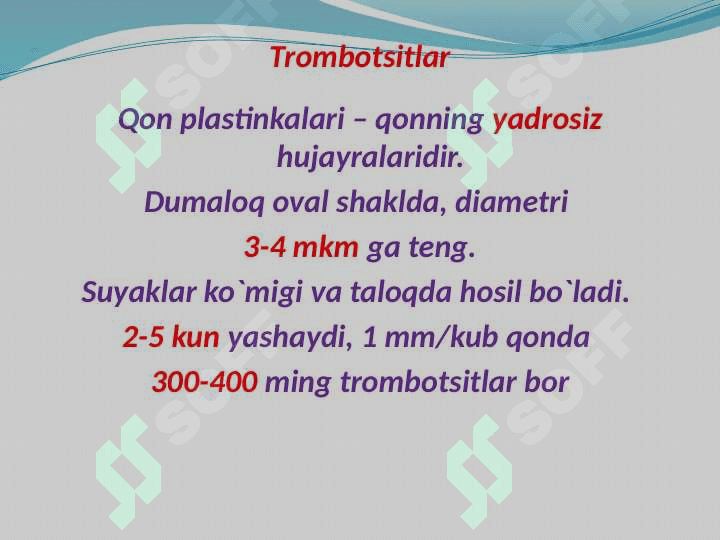 Qonning kimyoviy tarkibi 6