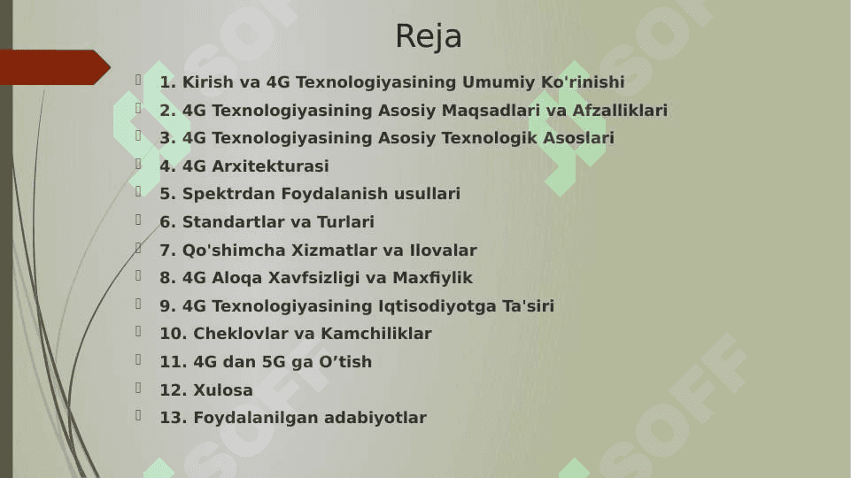 4G sotali aloqa tizimlari konsepsiyasi 2
