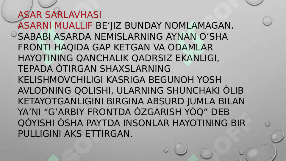 Prezentasiya. Slide. Maxsus ishlab chiqilgan 5