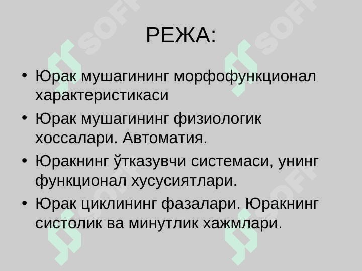 Юракнинг гемодинамик функцияси 2