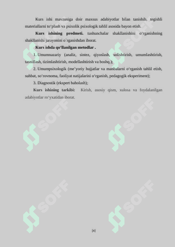 Kognitiv psixologiyada tushunchalar shakllanishini tadqiq etish 4