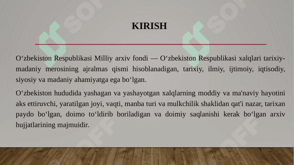 Oʼzbekiston ITTH Milliy arxivi tarixiy fondlar tahlili. 3