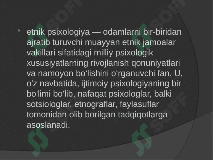 Etnos va din psixologiyasi 3