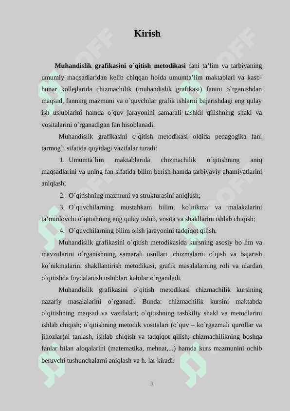 O’lcham qo’yish va ba’zi shartliliklarni   o’rgatish 3