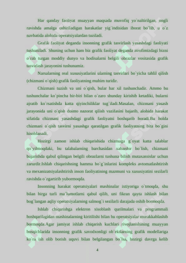 To`g`ri burchakli prоеksiyalash mеtоdini o`rgatish usullari 4