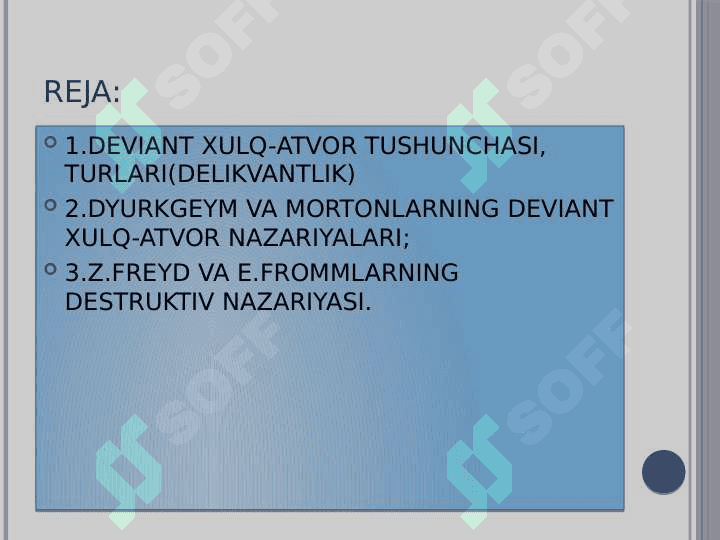 Deviatsiya va uning turlari 2