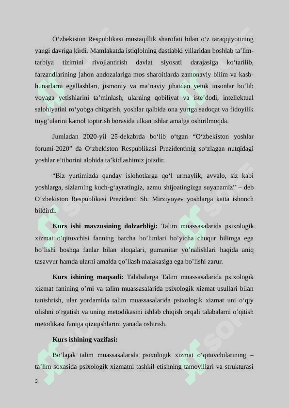 Psixologik xizmat tuzilishi uning vazifalari 3