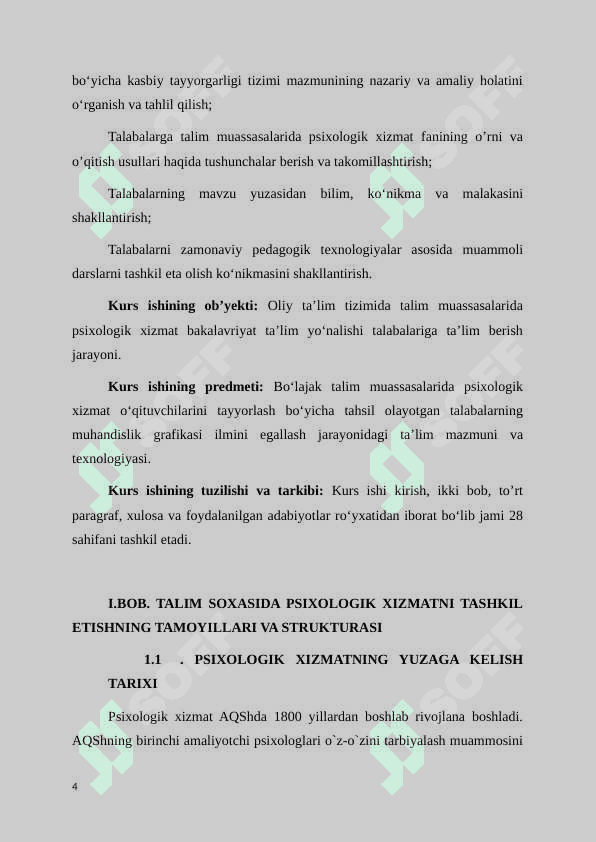 Psixologik xizmat tuzilishi uning vazifalari 4