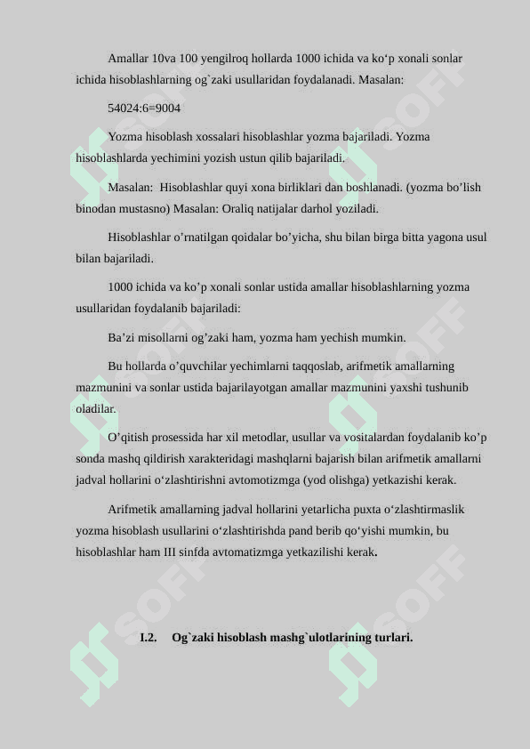 4-sinfda ogʻzaki va yozma hisoblash usullari 8